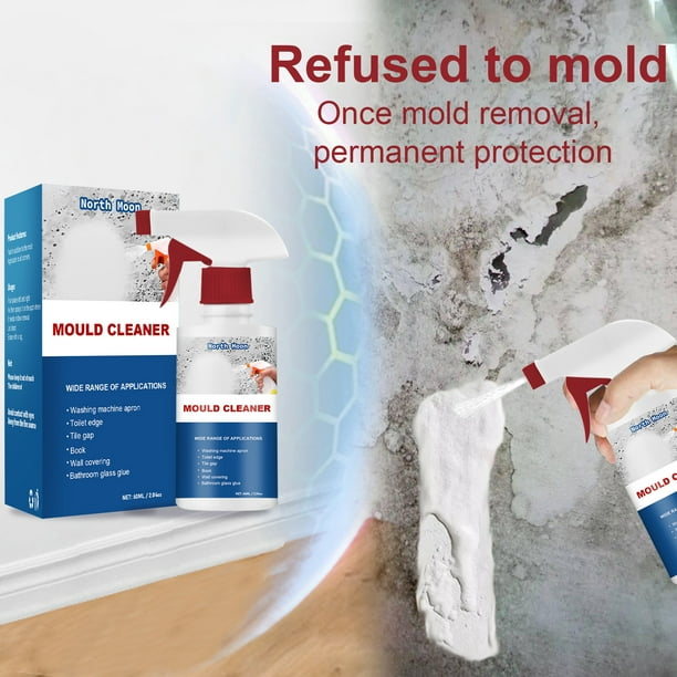 Removedor De Moho Limpiador eliminador de moho Spray de moho para limpiador  de paredes de baldosas de cerámica 100 ml Sywqhk Libre de BPA
