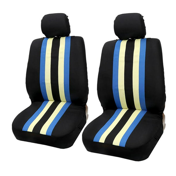 Juego completo de fundas de asiento de coche – Fundas protectoras de  asientos delanteros y traseros de tela de malla transpirable – Para la  mayoría de