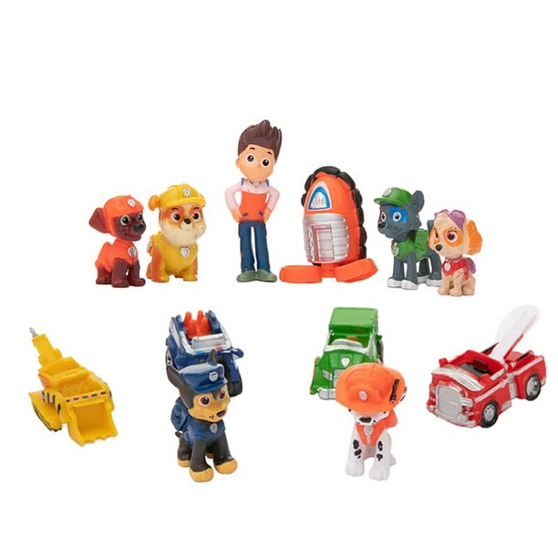 Figuras originales de la patrulla canina, juguetes coleccionables de figuras  de la película The Mighty, paquete