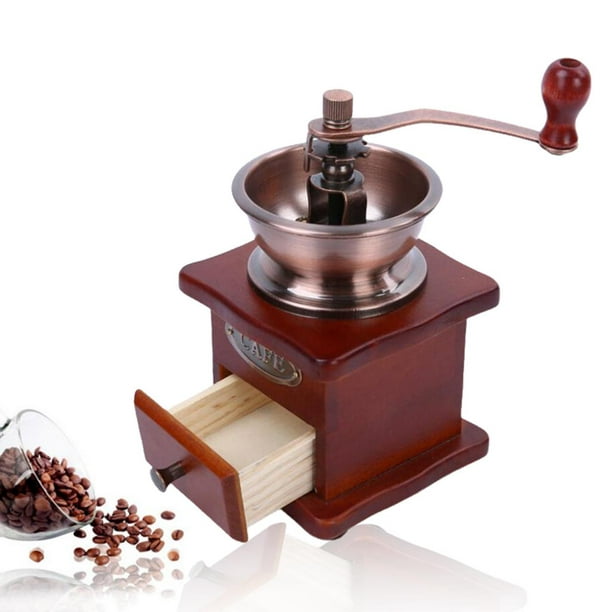 Molinillo de café manual de cerámica, molinillo de café manual Molinillo de café  manual europeo Molino de café manual Funcionalidad inteligente Jadeshay A