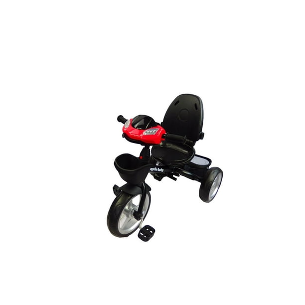Triciclo Evolutivo Angelin Baby Llanta de Aire Negro