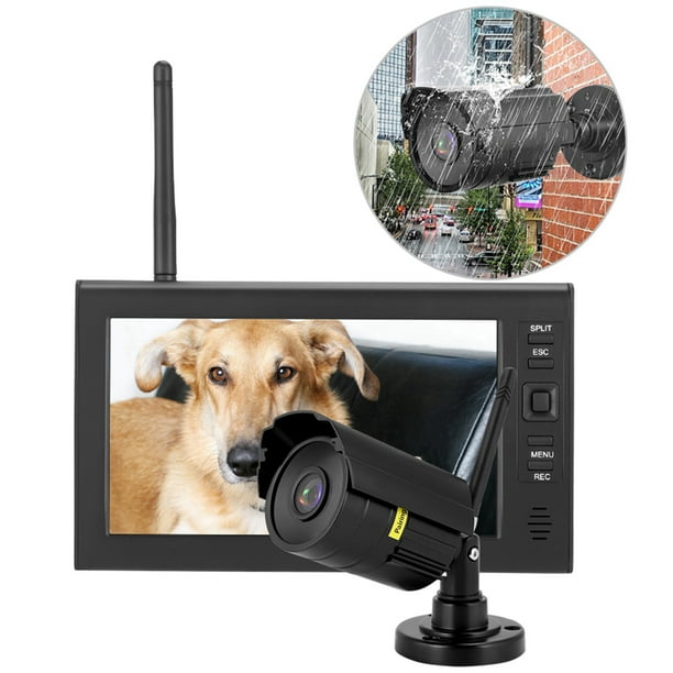 Monitor de seguridad de 17 pulgadas, pantalla de monitor de seguridad,  pantalla LCD CCTV para sistemas de seguridad para el hogar, cámara de