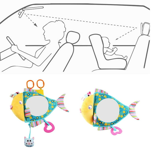 Espejo retrovisor de coche con asiento de seguridad ajustable para bebés  Tmvgtek Para estrenar