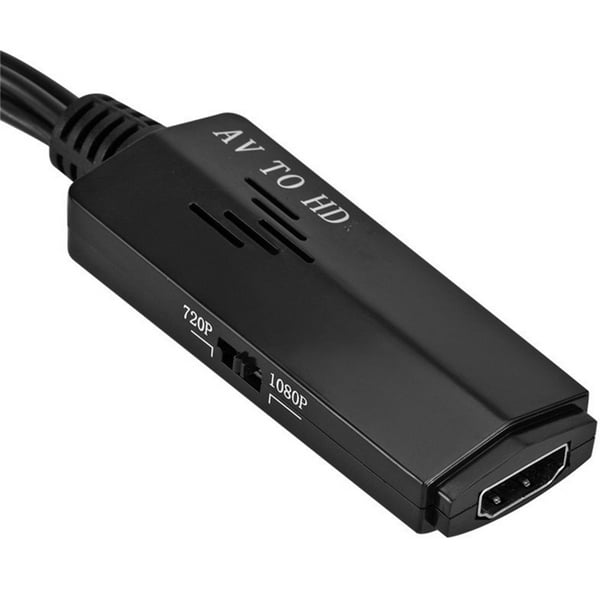 1 Paquete de Euroconector para Soporte de Salida de Convertidor Conector  Negro de Metal Soledad Convertidor SCART HDMI a HDMI