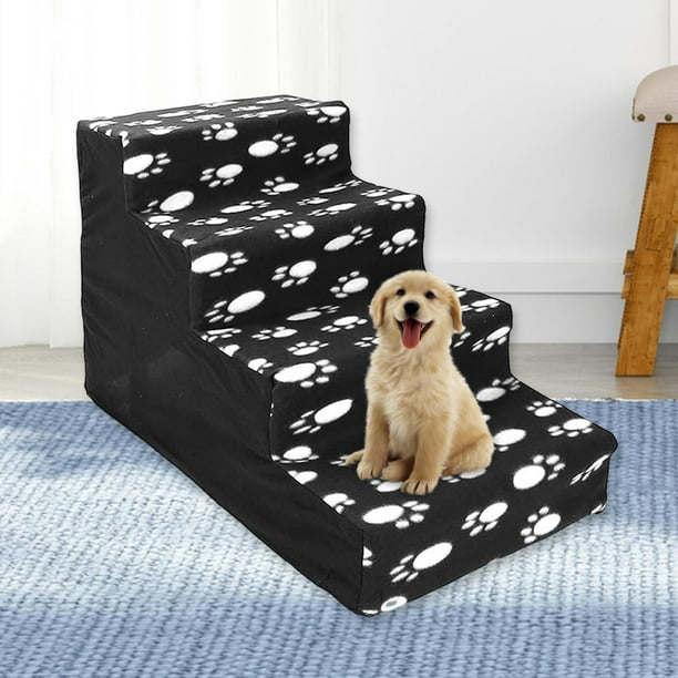Escaleras para perros para sofá cama, escaleras para mascotas de 2  escalones, escalones de rampa para perros fáciles de escalar, escalera ,  negro Yinane Escalera de escaleras para gatos