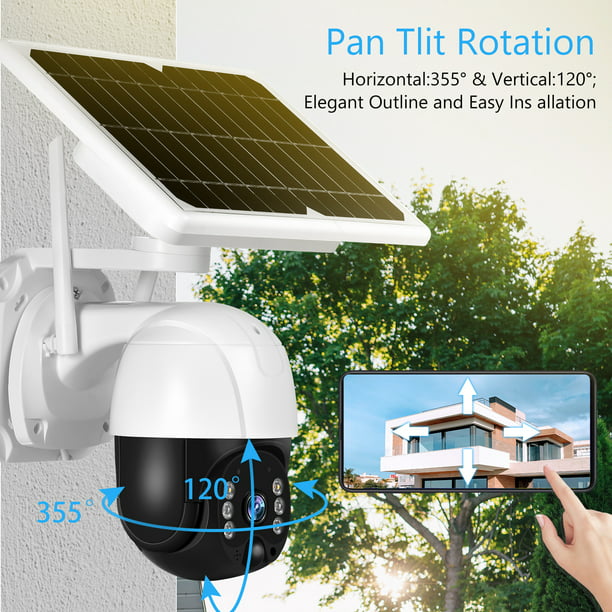 Othmro Cámara de seguridad falsa de plástico para CCTV, sistema de  vigilancia solar para el hogar, al aire libre, interior, protege tus  hogares