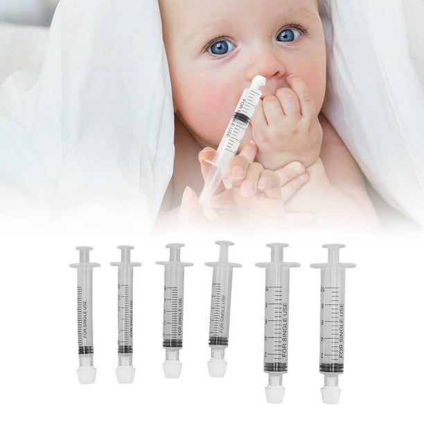 Aspirador de nariz con jeringa para bebés nebulización 3ML 5ML 10ML Jeringa  de plástico Limpiador nasal con jeringa para bebés para limpiar la cavidad  nasal para bebés para ANGGREK Otros