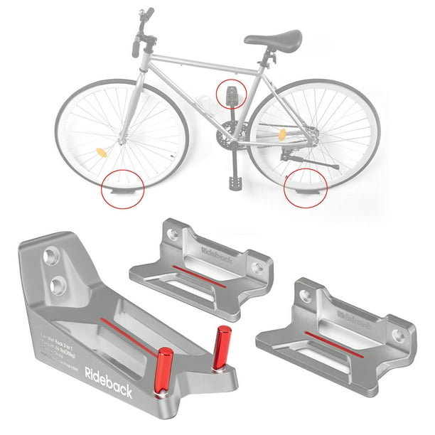 Soporte de pared para almacenamiento de bicicleta, colgador de bicicleta,  Soporte horizontal de bicicleta Sunnimix