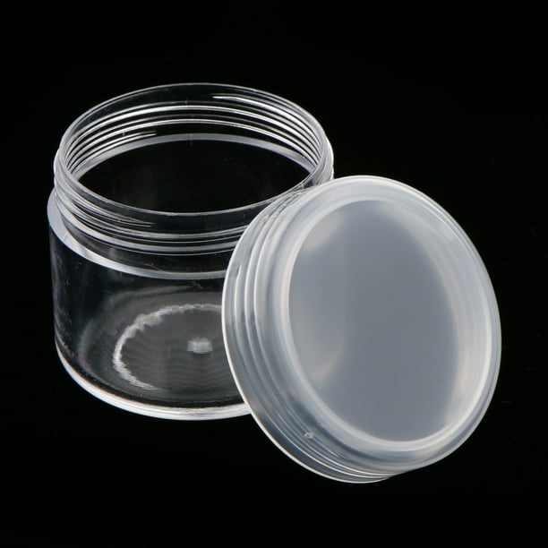Conjunto de 20pcs Pequeños Frascos de Cosméticos de 5g / de Plástico Vacío  con Tapa - Sunnimix Frascos de cosméticos