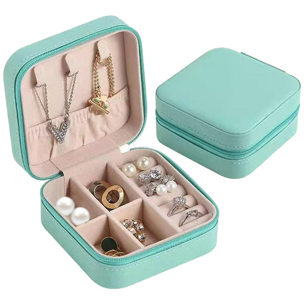 Caja organizadora de anillos con tapa transparente, soporte para anillos  para exhibición de tiendas, exhibición de joyas, hogar, organizador de