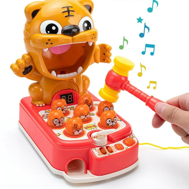 Juguete para golpear a los , juego de aprendizaje y juguete musical para de  3, 4, 5, 6, 7 y 8 años, regalos de cumpleaños para y niña Rojo Hugo