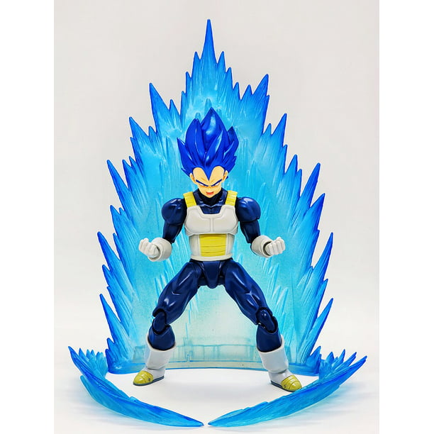 Anime Dragon Ball Vegeta Son Goku Action Figure Toys Demoniacal Fit Df Shf  Shining Super Saiyan God Shfiguarts Model Kids Gift zhangyuxiang LED