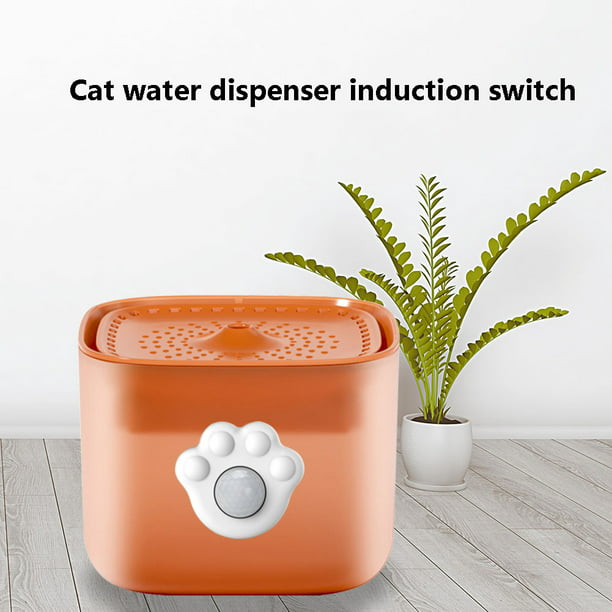 Sensor de movimiento,Sensor de fuente de agua silenciosa para gatos en el  interior,Fuente de agua silenciosa interruptor infrarrojo,Accesorios para