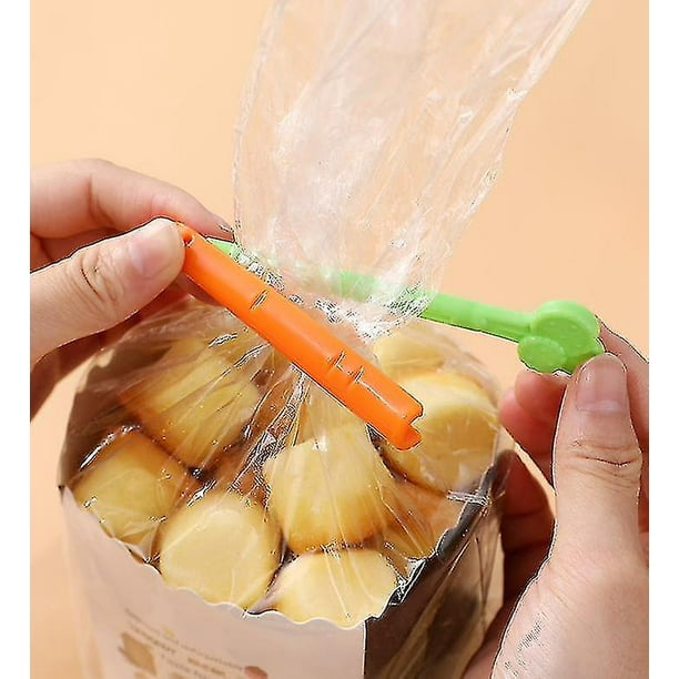 5 uds. De pinzas para zanahorias con estuche, Kit de aperitivos para  alimentos, pinzas P para alimentos, Stora, pinzas para bolsas caseras