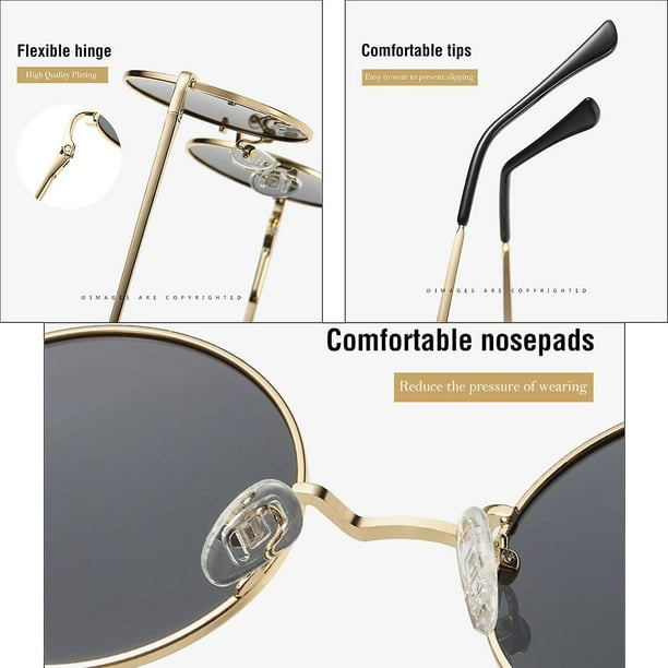 Gafas de sol redondas para hombre Retro 2019 lentes de sol para dama de  marca de diseñador lentes de sol para dama gafas de sol