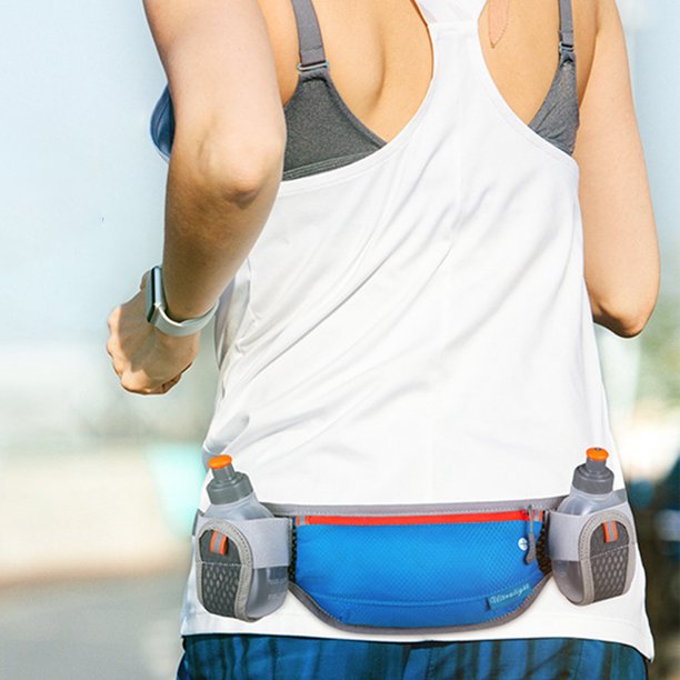  Cinturón de correr con soporte para botella de agua