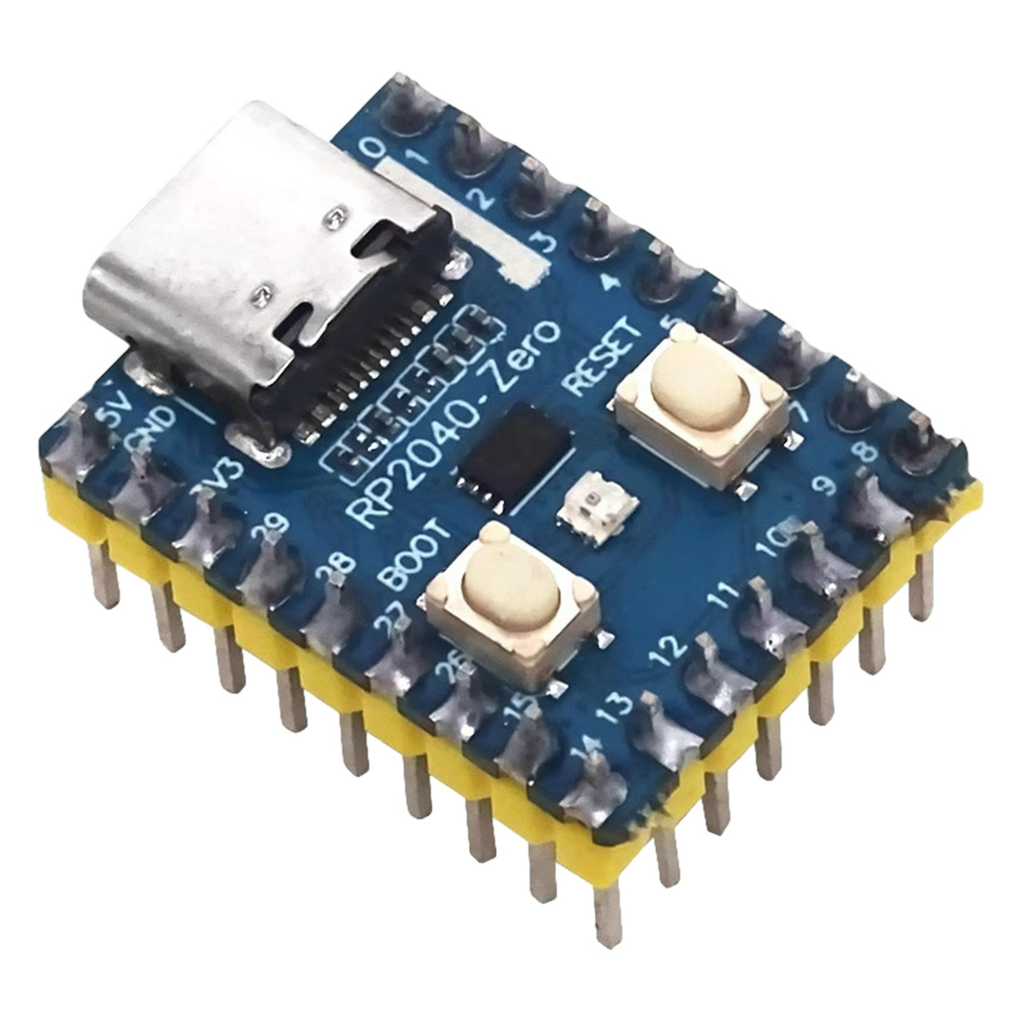 Placa De Desarrollo Pico Del Microcontrolador Rp2040 Zero Para Raspberry Pi Sin Soldar 8809