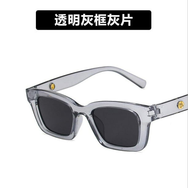 Txlixc Gafas oscuras para mujer, gafas de sol rectangulares anti-UV de  color sólido Txlixc Sexy
