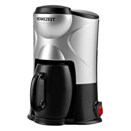 Cafetera eléctrica de goteo, cafetera sola taza, cafetera americana en 2  tiempo de tiempo de tiempo de 1 taza, uso personal de oficina hogar Rosa  perfecl Cafetera de goteo