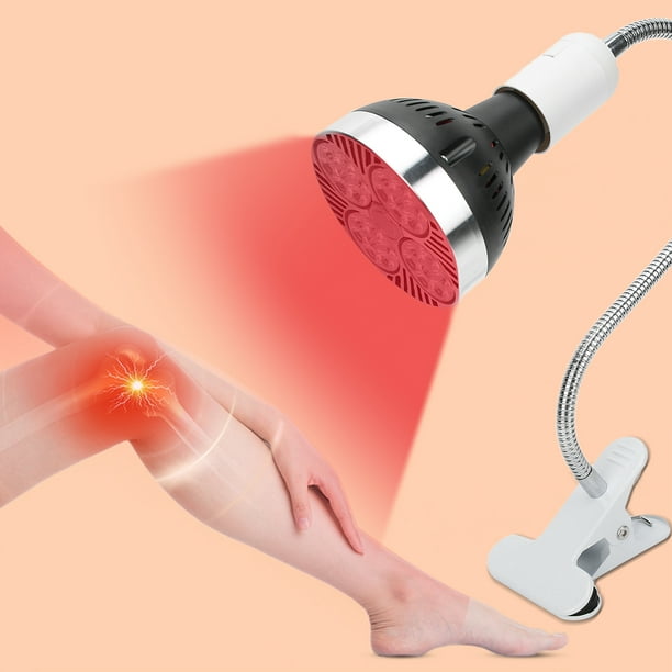 Lámpara de terapia de luz roja, terapia de luz roja de 60 W Lámpara de  terapia de luz roja para el hogar Dispositivo de calor de luz roja  multifuncional