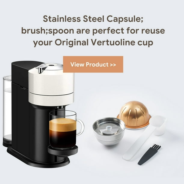 3 filtros de cápsulas de café reutilizables recargables para máquina  Nespresso Multi Ndcxsfigh Libre de BPA