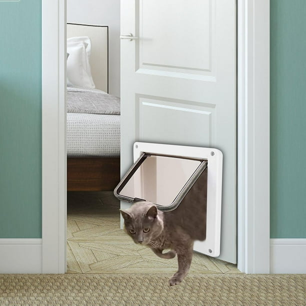 Puerta interior para gatos puerta de gato sin solapa para puerta