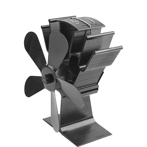 Ventilador de estufa 3 aspas ventilador de chimenea sin corriente