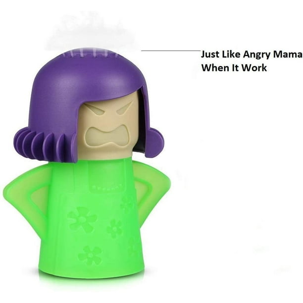 Limpiador de microondas Angry Mama - Base púrpura