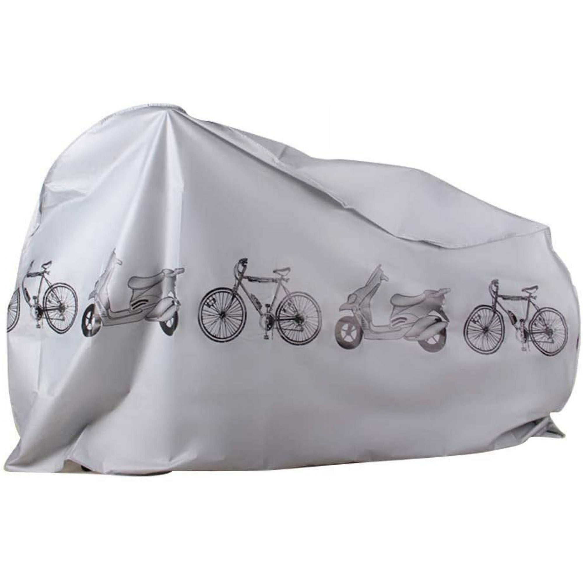 Funda para bicicleta, bonita funda transparente para almacenamiento al aire  libre, impermeable, material antidesgarros, lluvia, nieve, polvo, viento