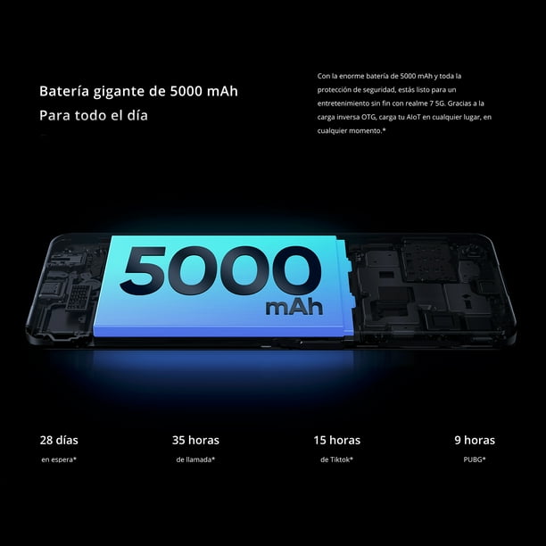 Smartphone Realme 7 6GB/64GB Azul Niebla 