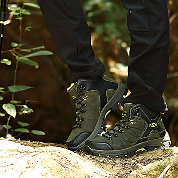 Botas de senderismo impermeables medias para mujer para hombre ejercicio al  Trekking Zapatillas para Salvador Zapatos de senderismo para hombre