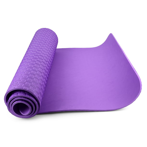 Esterilla de yoga de 6 mm de grosor, esterilla de ejercicio de