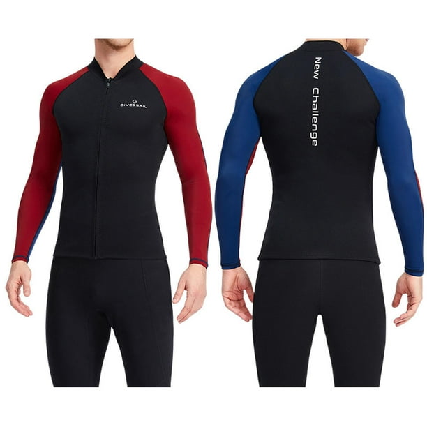 Trajes de Neopreno Completos para Hombres, Traje de Neopreno de 1,5 Mm,  Traje de Buceo para Surf, Kayak, Piragüismo, Esnórquel, Traje de Baño  Soledad Los hombres traje de neopreno