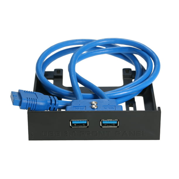 Arancel Perforar callejón Hub de panel frontal USB 3.0 Bahía de expansión de 2 puertos 20 pines a  USB3.0 Cable adapt Eccomum Panel frontal | Walmart en línea