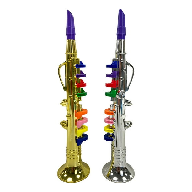 Instrumento musical Juguete Simución Cuerno Trompeta Juguete educativo Pta  Sunnimix mini saxofón