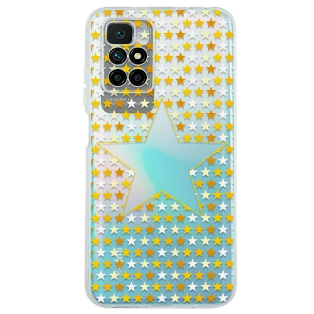 Funda Para Xiaomi Redmi 9T Estrellas Azules, Uso Rudo, InstaCase Protector  para Xiaomi Redmi 9T Antigolpes, Case Estrellas Azules