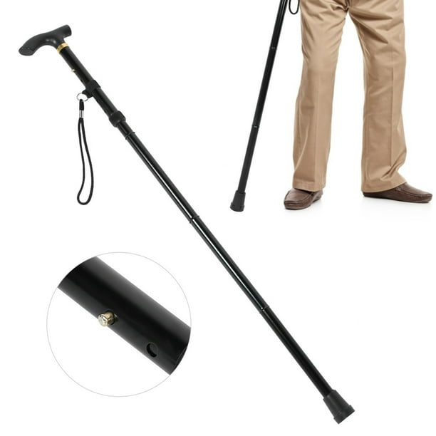  OOVOO Bastón extensible con mango de madera, bastón ligero y  moderno para caminar, ayuda para la movilidad, apoyo para caminar para  ancianos, discapacitados : Salud y Hogar