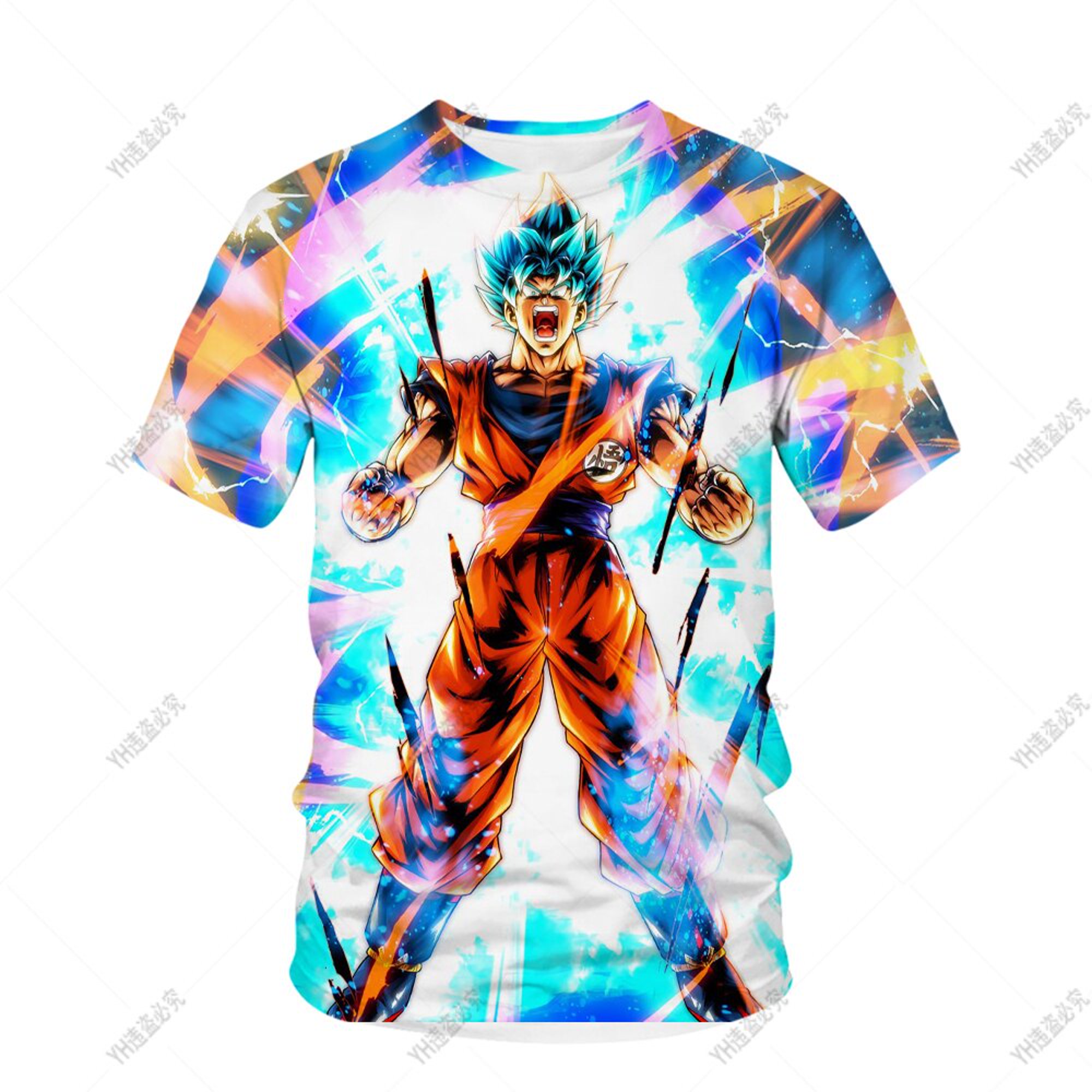 Camiseta com desenho do Goku crianca Kame Hame Ha by Eijinet on