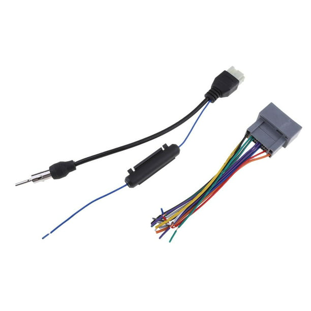 Arnés de Cableado Del Conector Del Cable Del Adaptador de La Radio Del Coche  ISO para Etc. CUTICAT cableado del estéreo del coche