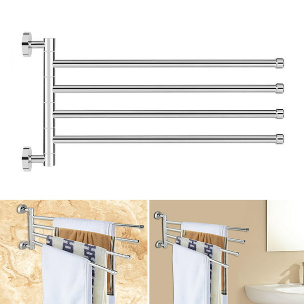 Toallero de baño, soporte giratorio para toallas, espacio de