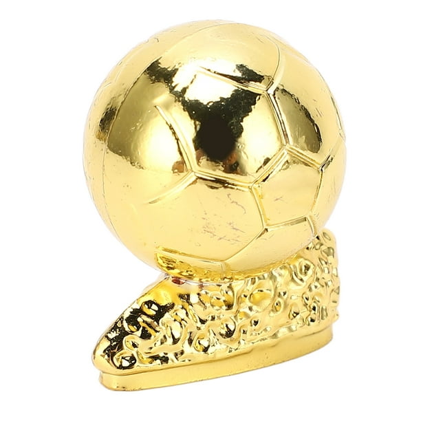 Trofeo fútbol barato balón oro para equipos niños