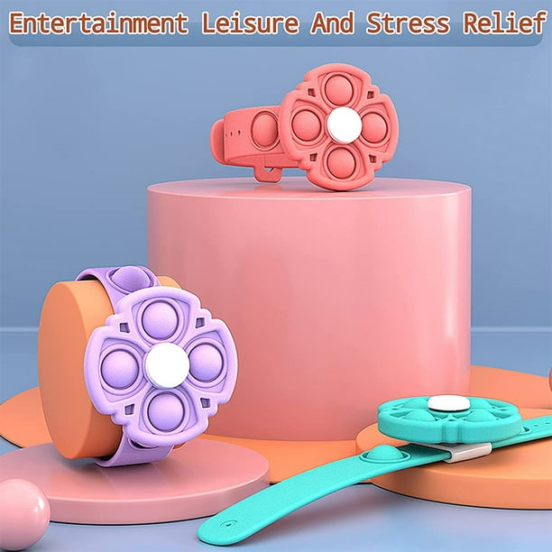 10 pulseras sensoriales de silicona para aliviar el estrés, para niños  autistas y adultos (tamaño ajustable)