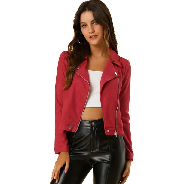ON BOARD - chaqueta de moto Donna roja para mujer