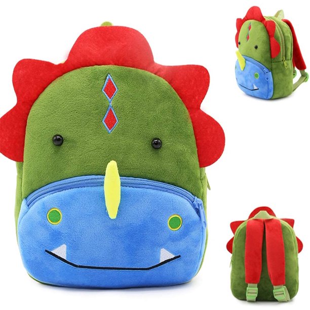 Mochila para niños pequeños Niñas Niños lindos Mochila preescolar Mochilas  escolares de jardín de infantes de dibujos animados en 3D para niños  pequeños 2-5 años Sincero Hogar