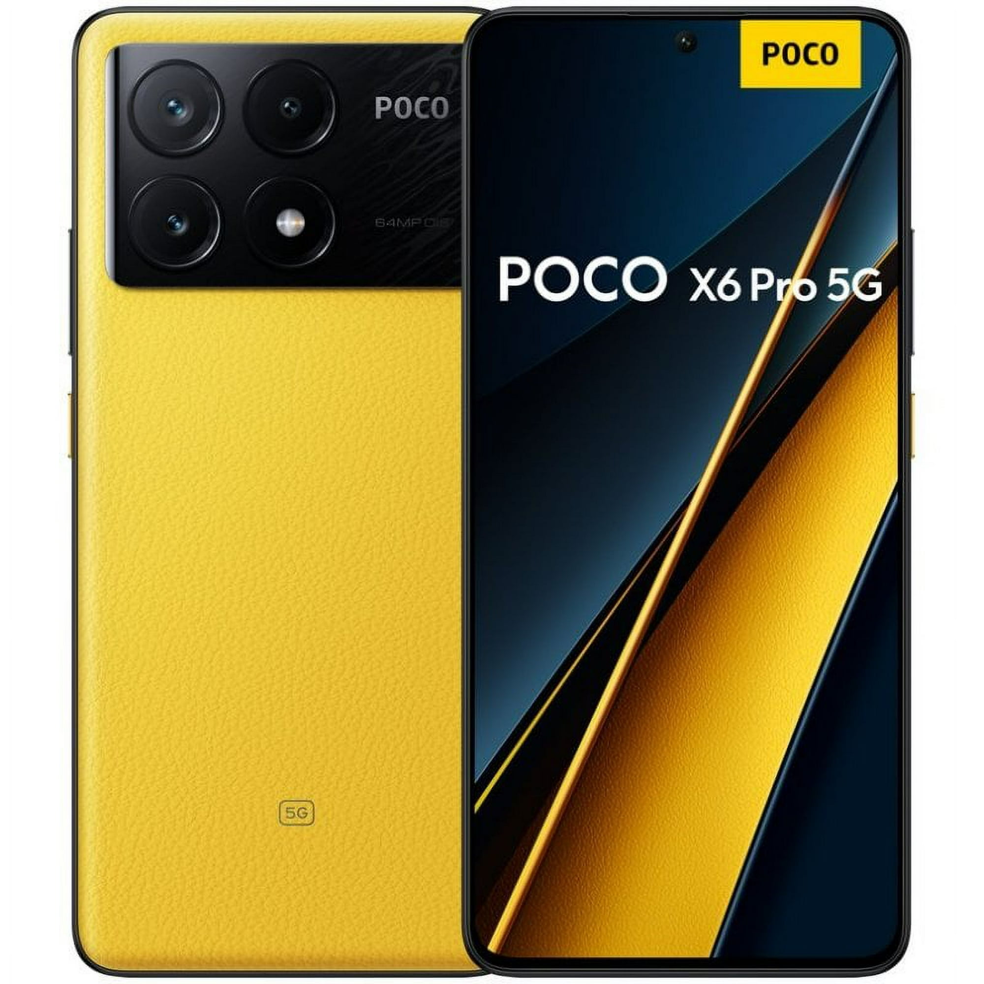 Smartphone xiaomi poco x6 5g pro dual sim 256gb 8ram- amarillo