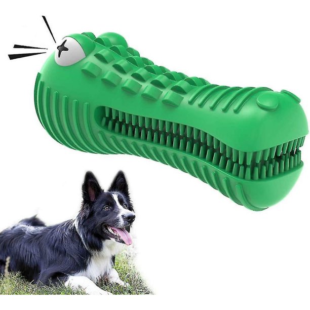 Juguete indestructible para perros, juguete interactivo para masticar perros  grandes, juguete para perros con chirriador de