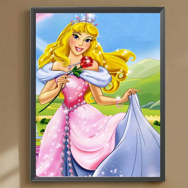 Juego de Pintura de Diamantes 5D DIY - Princesa Aurora de Di