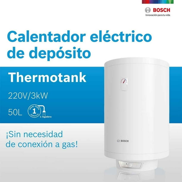 Calentador de agua eléctrico Bosch Tronic 3500 T de 50 litros 7736504805
