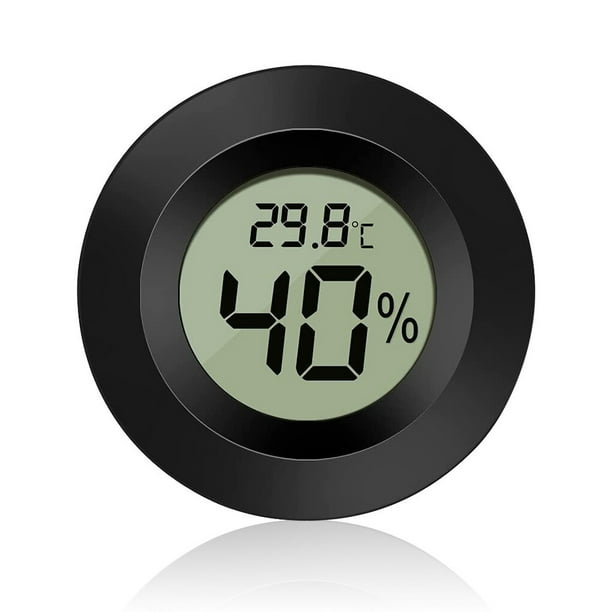 Medidor de humedad digital termómetro/higrómetro. Pantalla LCD.