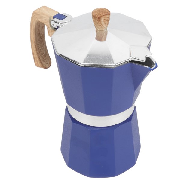 Cafetera de aluminio para el hogar, cafetera para estufa, cafetera Moka de  aluminio, cafetera para estufa, acabado de lujo